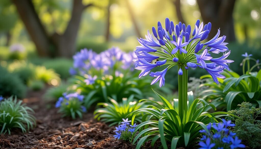 découvrez comment intégrer l'agapanthe, une fleur élégante et résistante, dans votre jardin écologique pour allier beauté et respect de la nature.