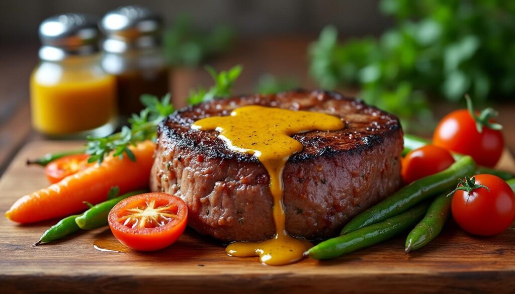 découvrez notre recette simple de filet mignon au four à la moutarde, pour une viande tendre et savoureuse qui ravira vos papilles à coup sûr.