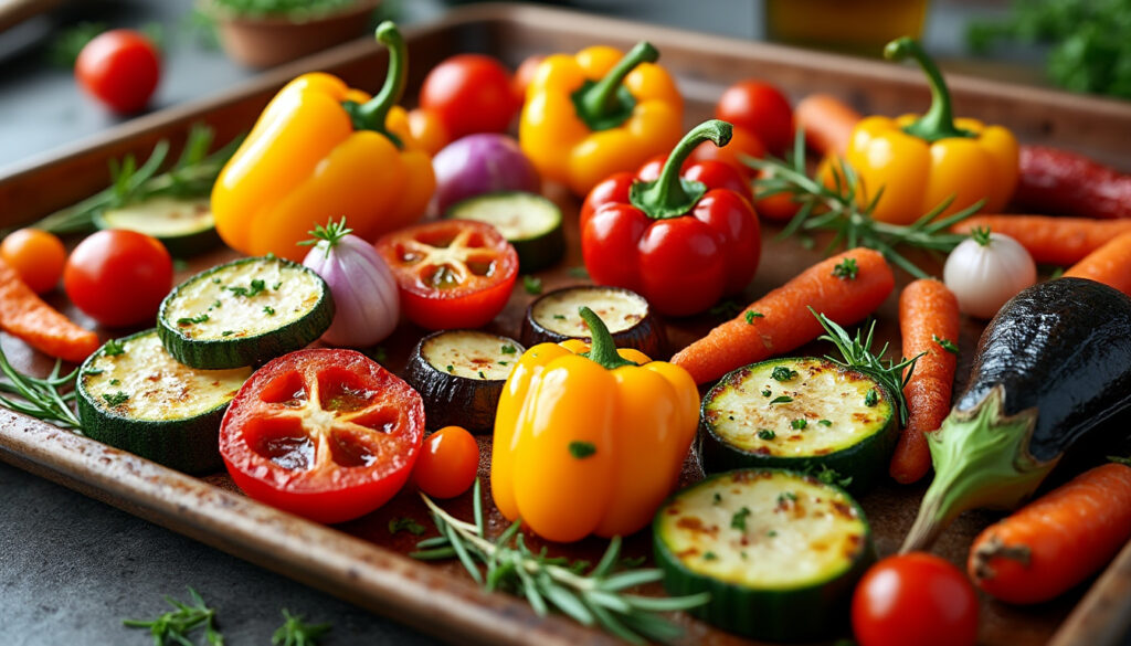 découvrez des astuces simples pour préparer des légumes au four savoureux et colorés, parfaits pour des repas sains et gourmands.