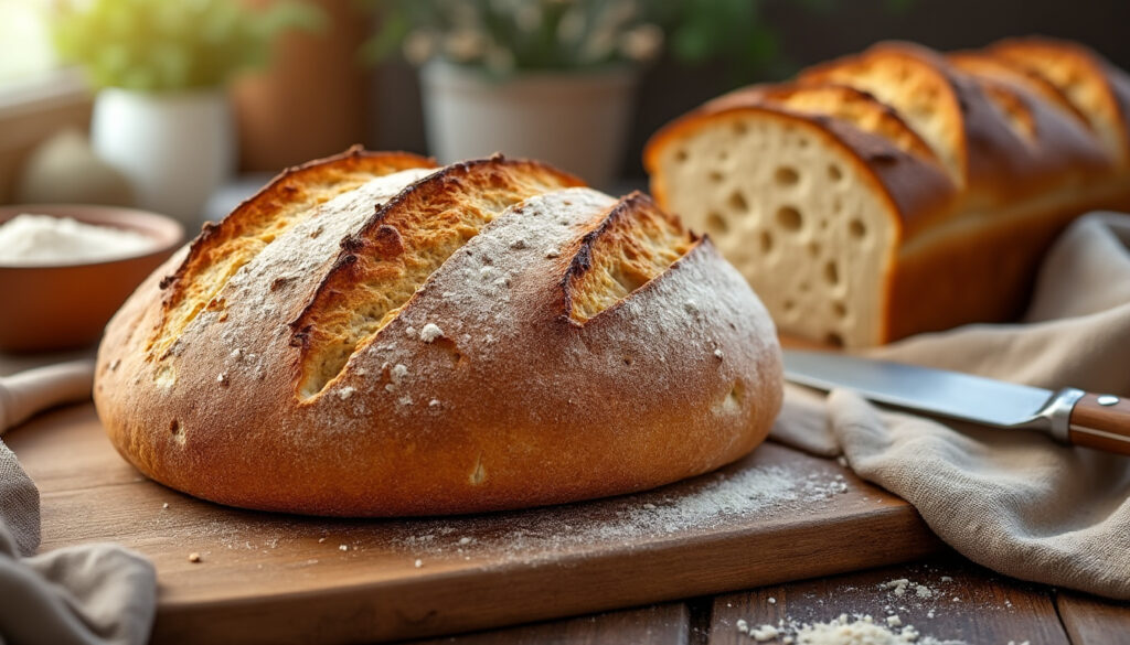 découvrez notre recette facile de pain maison au four avec des astuces pour obtenir une croûte dorée et une mie moelleuse à souhait. parfait pour tous les amateurs de pain fait maison !