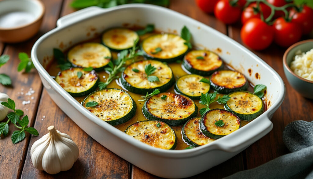 découvrez notre recette simple et savoureuse de courgette au four pour sublimer ce légume d'été et régaler toute la famille.