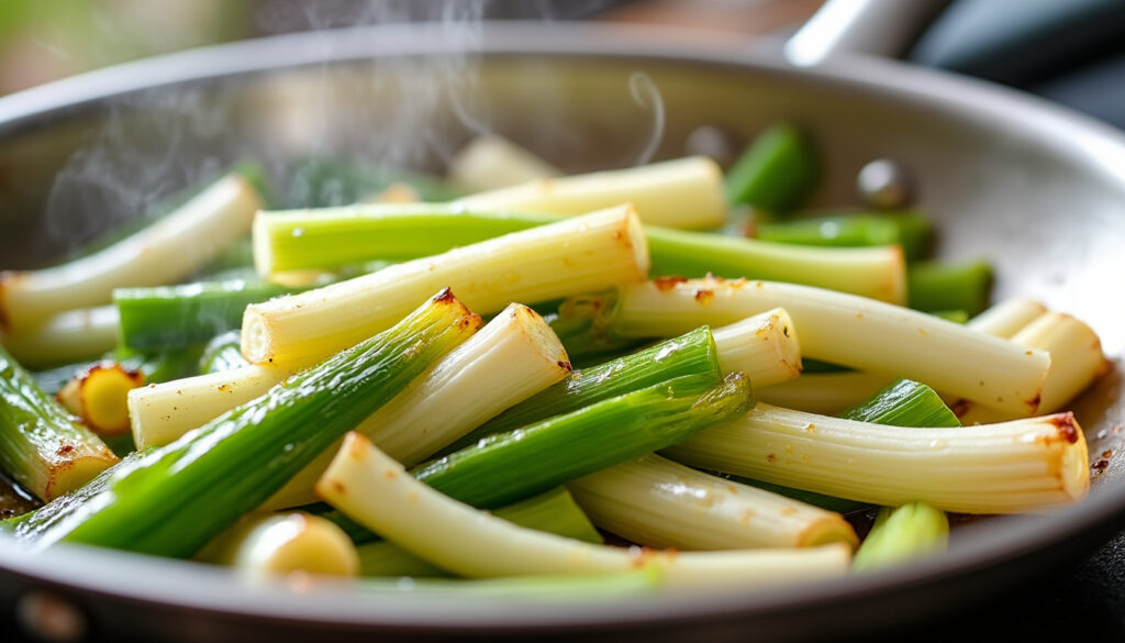 découvrez comment cuisiner des poireaux à la poêle pour obtenir des légumes fondants et savoureux grâce à une astuce simple et rapide.