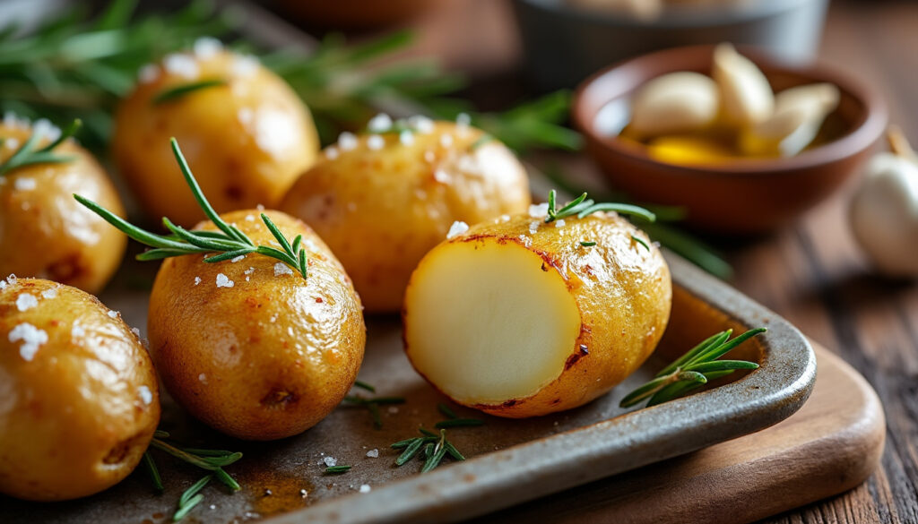 découvrez l'astuce parfaite pour réussir les pommes de terre grenaille au four avec une peau délicieusement croustillante et un cœur tendre et fondant. idéal pour vos accompagnements gourmands.