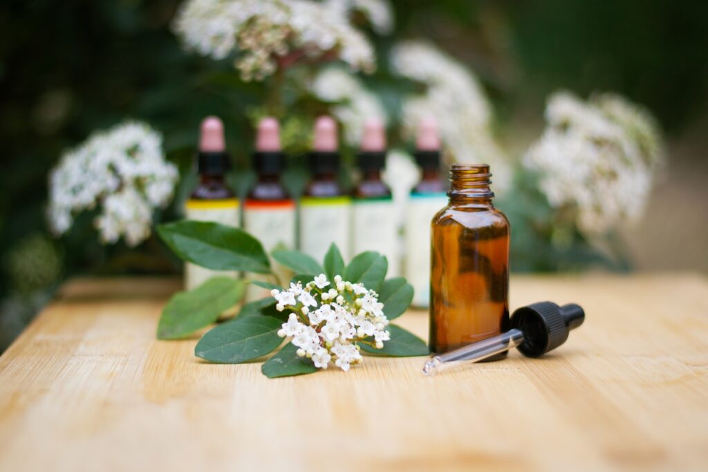 Bach flower remedies with pipet bottle