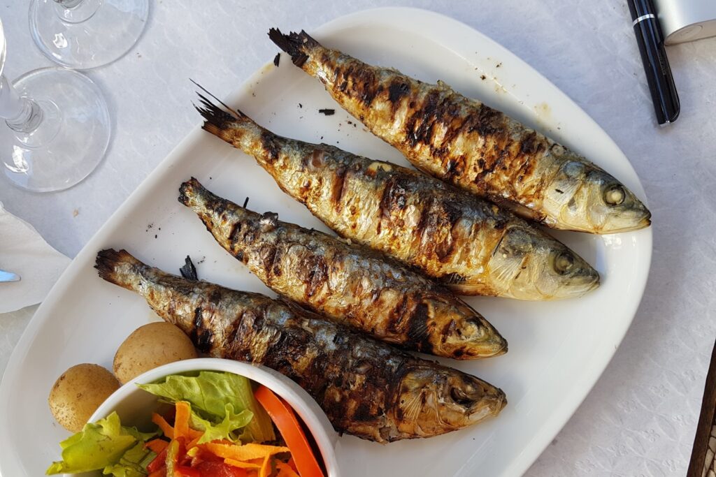 Sardinhas assadas