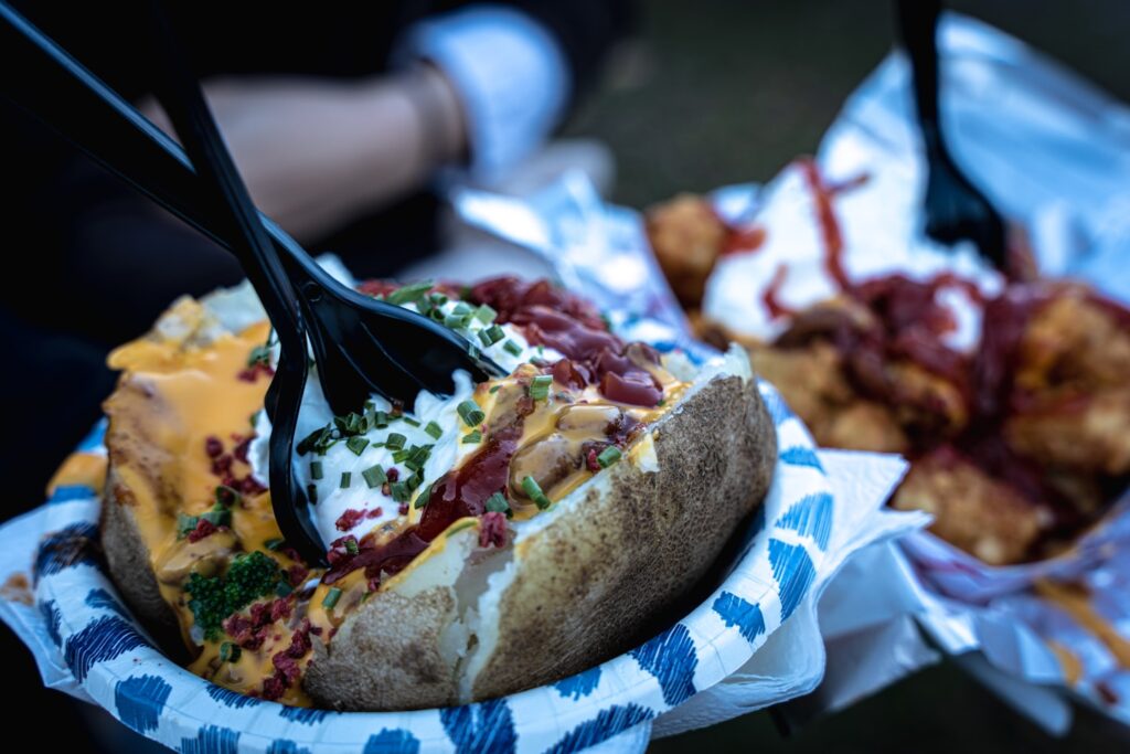 Baked Potato at a Fair