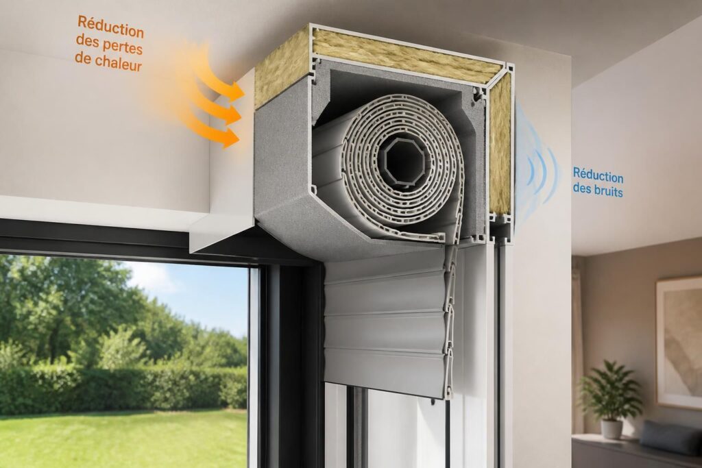 découvrez notre caisson volet roulant isolé, conçu pour améliorer l'isolation thermique et phonique de votre habitat de manière efficace et durable.