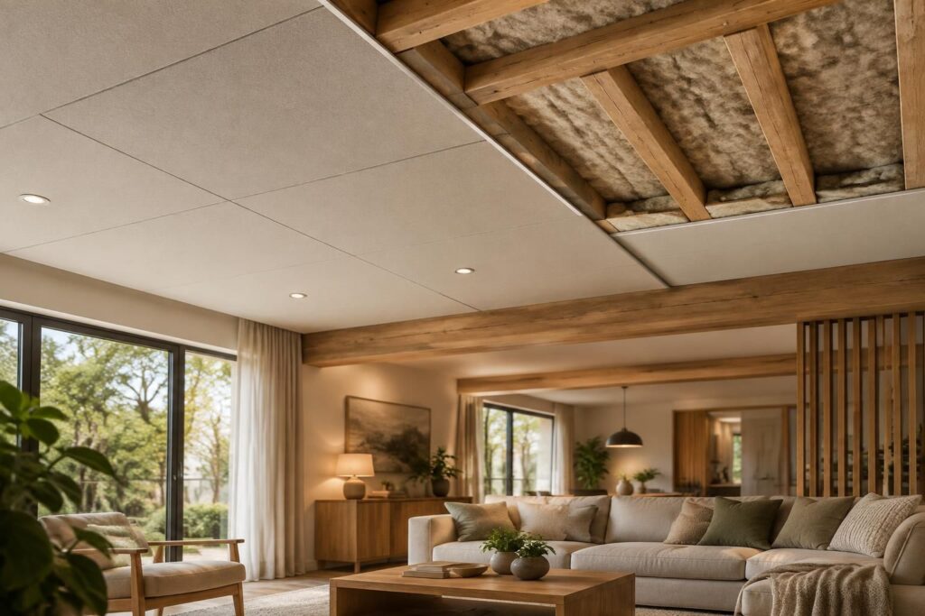 découvrez les solutions d’isolation phonique pour plafond, à coller ou à poser entre les poutres, afin de réduire les nuisances sonores et gagner en confort.