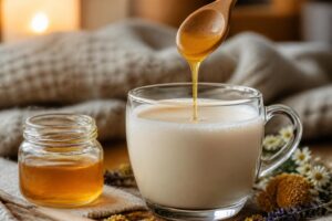 découvrez les bienfaits du lait chaud au miel pour soulager la toux sèche ou grasse. un remède naturel apaisant pour mieux respirer et calmer l'irritation de la gorge.