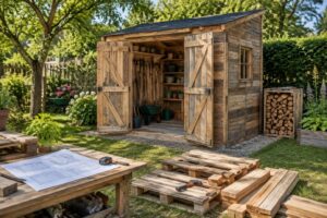 découvrez des idées et des plans simples pour construire une cabane de jardin en palette, pratique, économique et adaptée à vos besoins.