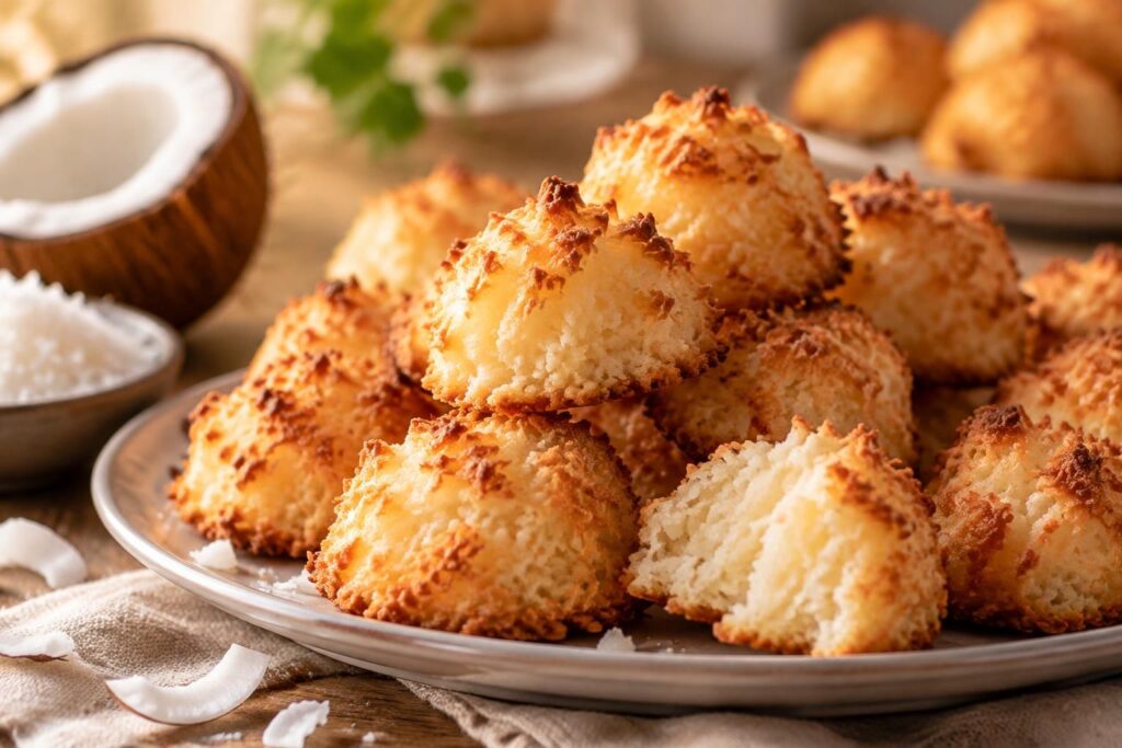 découvrez une recette facile de rochers coco moelleux façon marmiton : dorés à l’extérieur, fondants à l’intérieur, parfaits pour un dessert gourmand.